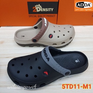 ADDA 5TD11-M1 รองเท้าหัวโต สีดำ สีครีม พื้นนุ่มพิเศษ ไซส์ 7-10 ยล