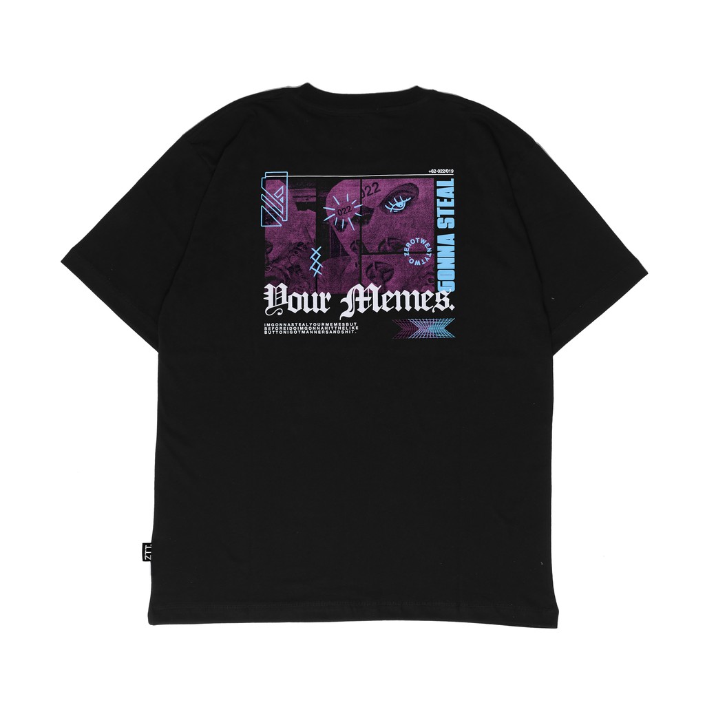 เสื้อยืด ZeroTwentyTwo Memes Stealer Black