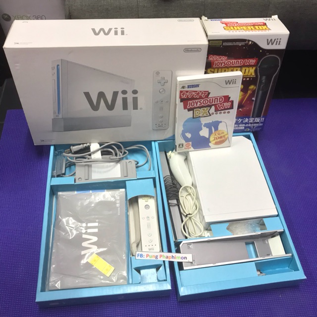เครื่องเล่นเกม Wii วีแท้ประกัน 3 เดือน Modded Nintendo Wii Game Console