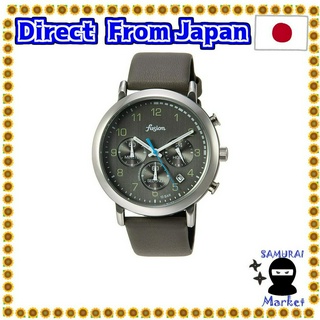 【Direct From Japan】 Seiko Watch Aruba Fusion 70 City ​​Military Chronograph Gray Dial Curve Hardlex