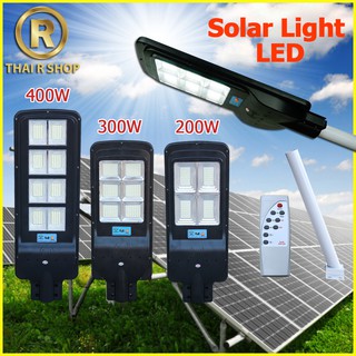 ไฟโซล่าเซลล์ รับประกัน2ปี ไฟสว่างถึงเช้า 90W 400W 700W LED โคมไฟโซลาร์เซลล์ solar cell light โคมไฟถนน โคมไฟสปอร์ตไลท์