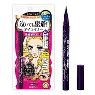 Kiss Me Heroine Make eyeliner 0.1mm คิสมี อายไลเนอร์ เส้นคมสวย กันน้ำ กันเหงื่อ ไม่แพนด้า  กันเหงื่อ มี 3 สีให้เลือก