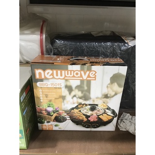 เตาปิ้งย่าง เตาปิ้งย่างไฟฟ้า เตาบาร์บีคิว หม้อชาบู newwave bbq-1501s