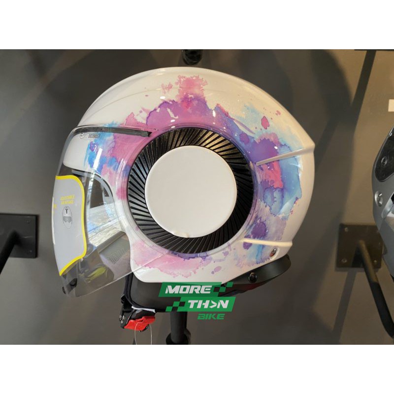 หมวกกันน็อค AGV รุ่น ORBYT ลาย MAY FAIR White/Purple