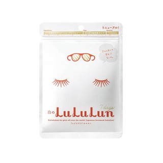 โปรโมชั่น : Lululun มาส์กหน้า ลูลูลูน สูตรไวท์เทนนิ่ง  7 แผ่น
