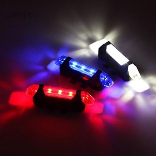 ไฟท้ายจักรยานเสือภูเขา LED แบบชาร์จ USB กันน้ำ