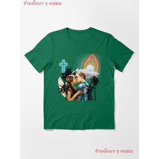 เสื้อยืดลำลองNew Romeo And Juliet - Baz Luhrmann Essential T-Shirt ผู้หญิง ดพิมพ์ลาย เสื้อยืดผ้าฝ้าย คอกลม cotton แฟชั่น