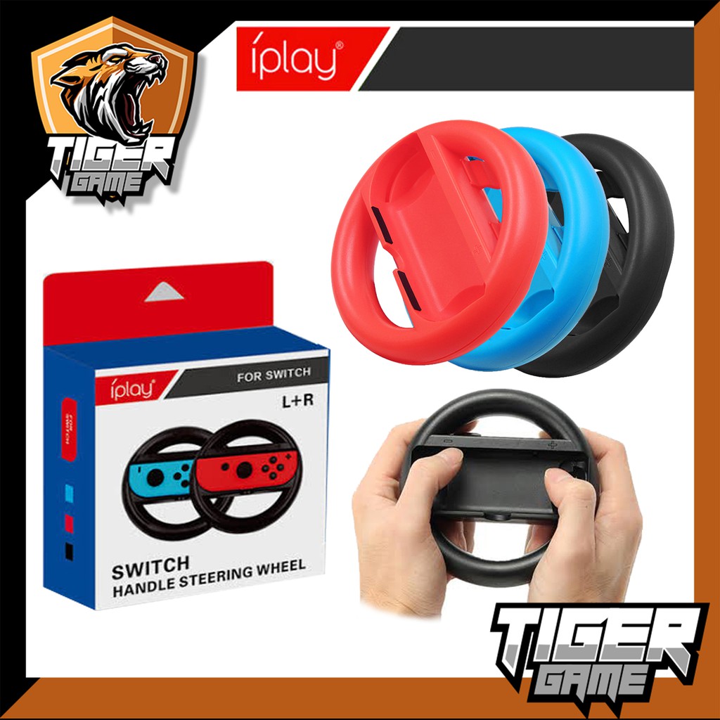 iPlay พวงมาลัย Joy-Con Nintendo Switch (Switch Handle Steering Wheel)(ที่จับจอยคอน Switch)