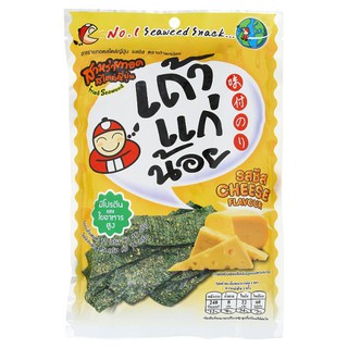 🔥แนะนำ!! เถ้าแก่น้อย สาหร่ายทอดสไตล์ญี่ปุ่น รสชีส 32กรัม Tao Kae Noi Japanese Style Crispy Seaweed Cheese Flavor 32g