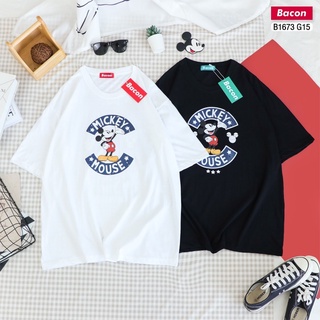 B1673G15 เสื้อยืด ลาย มิกกี้ เมาส์ Mickey Mouse คอตตอน โอเวอร์ไซส์ oversize