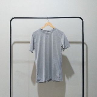 เสื้อยืดแขนสั้น ผ้าฝ้าย พิมพ์ลาย COTTON COMBED 30S PREMIUM Ash MISTY สีพื้น