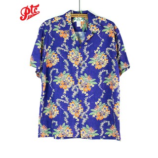 เสื้อฮาวาย TWO PALMS Lei of Hawaii Purple