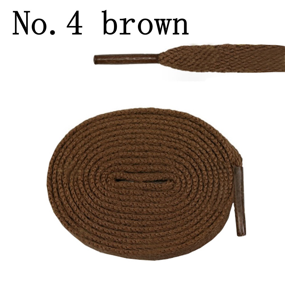 100 ซม.รองเท้าแบน Laces Boot Laces โพลีเอสเตอร์ Shoelaces กว้าง 0.8 ซม. 24 สีสําหรับ Choice