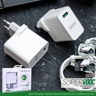 Tc/travel ที่ชาร์จ Oppo Reno 6z 30W ของแท้ รองรับ Micro &amp; Type-C USB