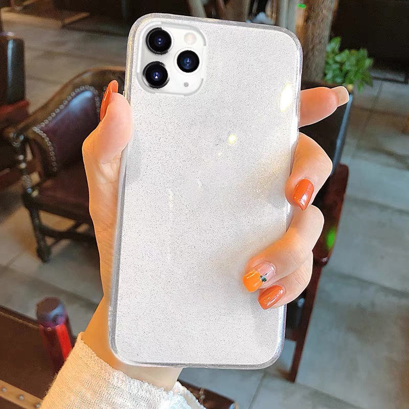 เคสใส กากเพรช สำหรับ รุ่น 6plus 7plus 8plus x xr xmax 11 รูปที่ 2