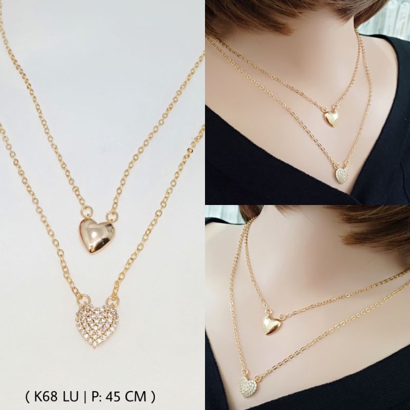 สร้อยคอรักผู้หญิง Xuping K68 LU