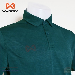 WARRIX เสื้อโปโล WA-PLA331 สีเขียว GG วาริกซ์ วอริกซ์ ของแท้ 100%