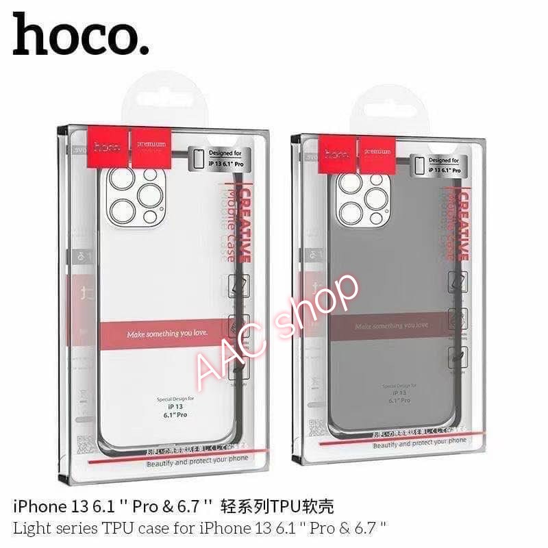 TPU Hoco iPhone 13 mini 5.4 / iphone 13 6.1 / iphone 13 pro 6.1 / iphone 13 pro max 6.7 ของแท้ 100%!