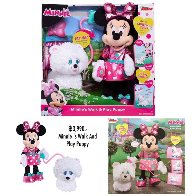 minnies walk and play puppy