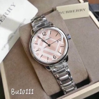 BU10111 32mm.  Womens Stainless Steel Bracelet Watch  หน้าปัดเล็กสีชมพู สวย เงาวิ้ง สวยหวาน ละมุนจ้า