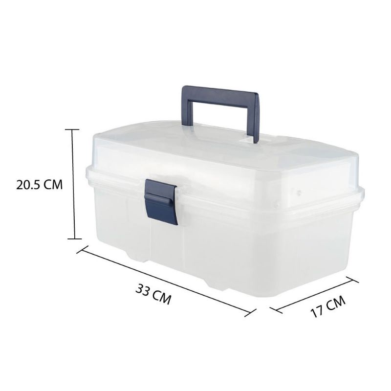 กล่องพลาสติก ใส่เหยื่อตกปลา กล่องพลาสติกใส DIY HL3059 สีใส