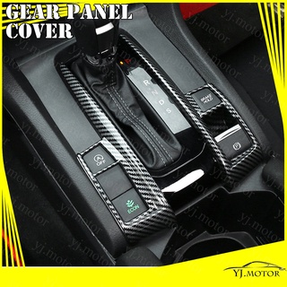 กรอบครอบแผงเกียร์ คาร์บอนไฟเบอร์ สําหรับ Honda Civic FC 2016-2021 Gear Panel Frame Cover Trim