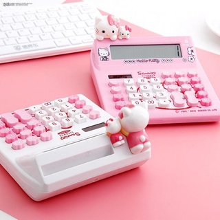 ○เครื่องคิดเลข 12 หลัก พลังงานแสงอาทิตย์ ลายการ์ตูน Hello Kitty