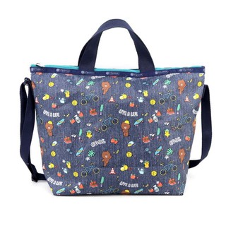 กระเป๋าสะพาย กระเป๋าถือ Line Friends LeSportsac Waterproof Shoulder Shopping Travel Bag Handbag