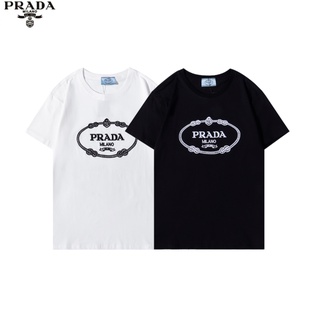 【ผ้าฝ้ายแท้】PDA ผู้ชายและผู้หญิงแฟชั่นลำลองเสื้อยืดแขนสั้น