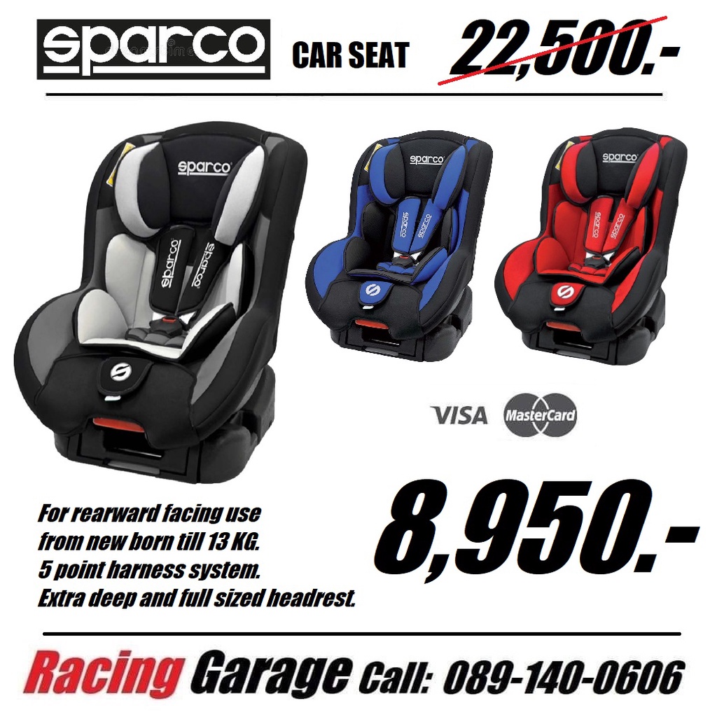 SPARCO CAR SEAT PROMOTION