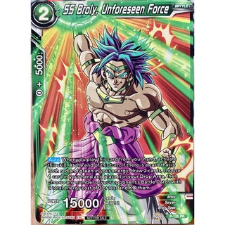 [ของแท้] SS Broly, Unforeseen Force (PR) P-125 การ์ดดราก้อนบอล Dragon Ball Super Card Game