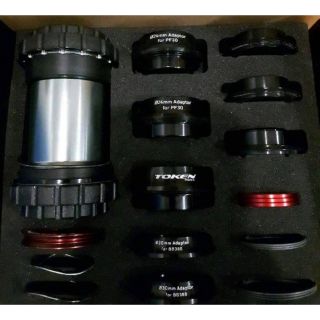 กะโหลก​จักรยาน​เสือหมอบ​แบบเกลียวอัด สำหรับ pressfit​30​/386/ bb30 พร้อมตัวแปลง ceramic​