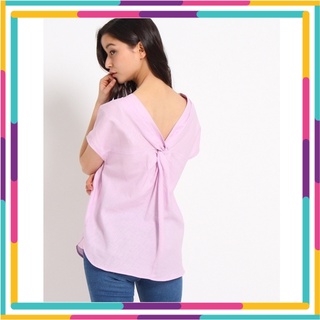 🍭Ozoc47: Ozoc purple linen blouse เสื้อผ้าลินินเนื้อดี ผ้าไม่หนามาก สีสวย แบบ