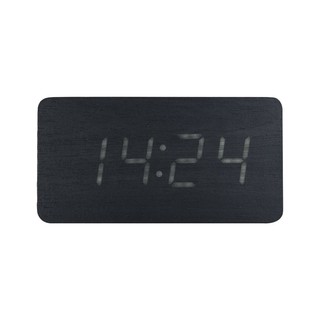 clock WALL CLOCK LED 21X11CM BLACK HLS Home decoration Home &amp; Furniture นาฬิกา นาฬิกาแขวน HOME LIVING STYLE LED 21x11 ซม