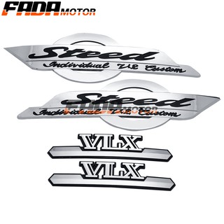 Applicable to Honda Steed Iron Horse 400/600 VLX400 / 600 three-dimensional decals for fuel tank side panel stickers