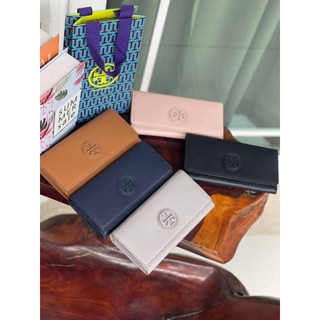 📮@2,050.-🔥🔥SUMMER SALE (ลดอีก 7 %)🔥🔥💯Tory Burch Trifold Wallet