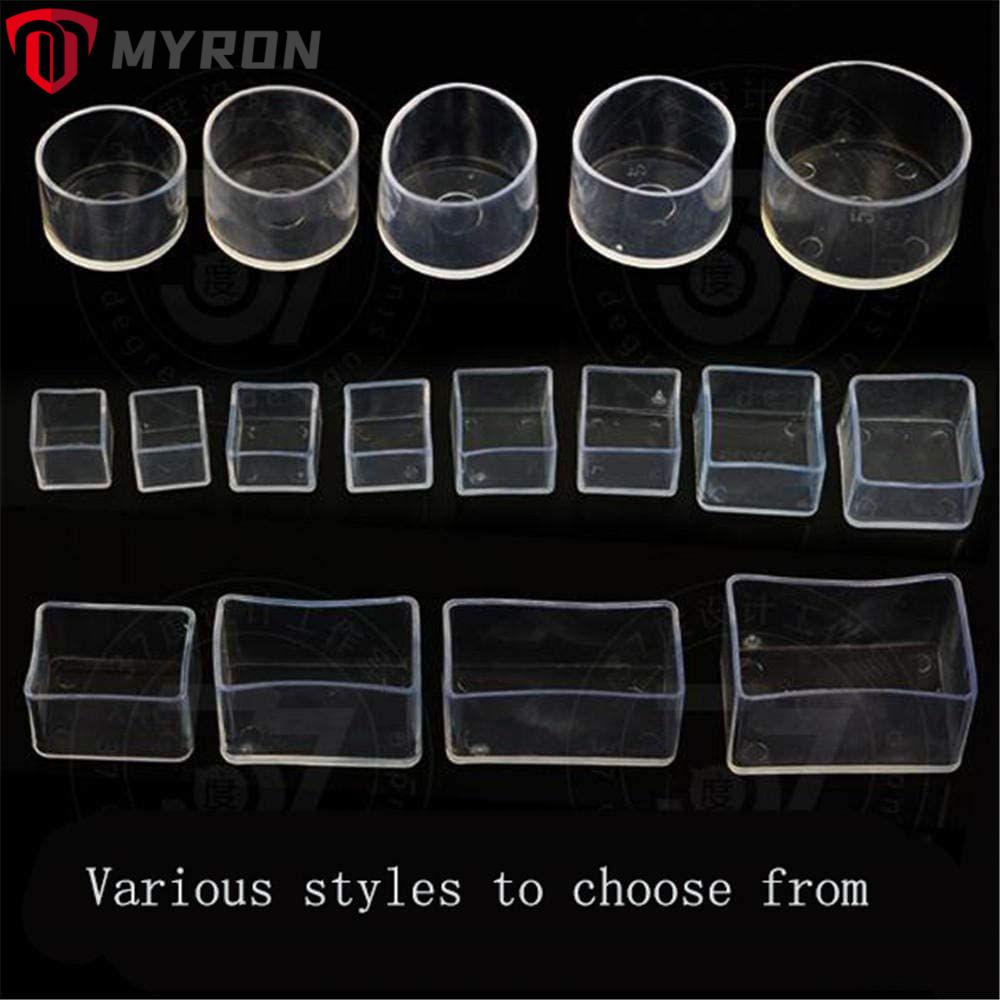 【⚡เวลาจำกัดราคาต่ำ】 Myron แผ่นซิลิโคน ทรงกลม สําหรับรองขาเก้าอี้ โต๊ะ 4 ชิ้น ต่อชุด ราคา ถูกที่สุด ดีลบีเคเค