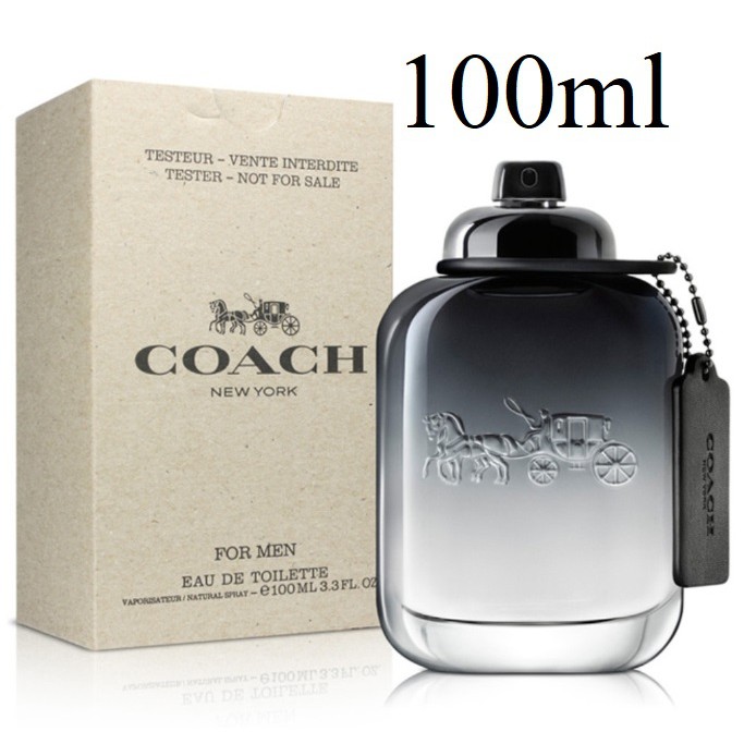COACH NEW YORK EDT Men 100ml (รุ่นเทสเตอร์กล่องสีน้ำตาล)