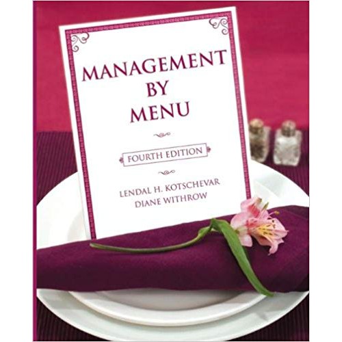 MANAGEMENT BY MENU FOURTH EDITION