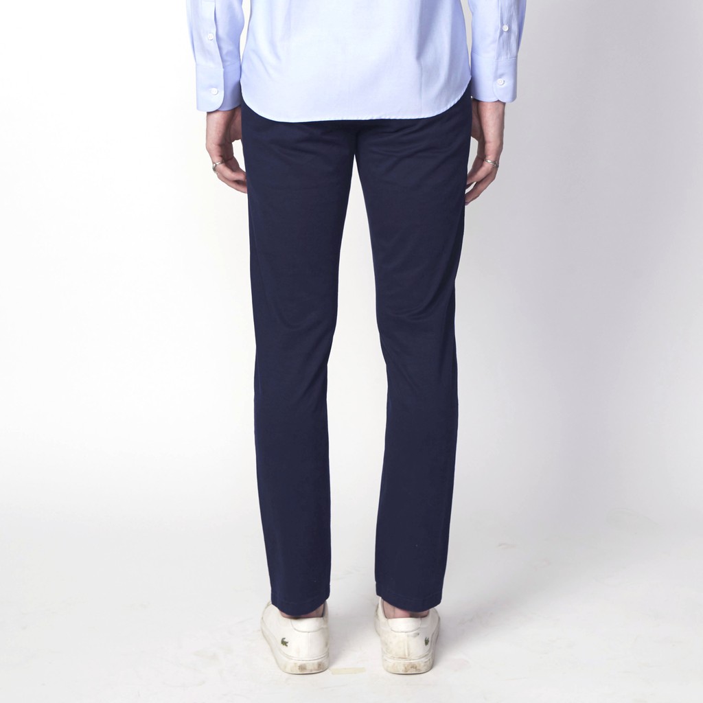 UrbanSNAPS CHINOS PANTS (สีน้ำเงิน Navy) กางเกงชิโนขายาว (868-27 NV) - รูปที่ 6