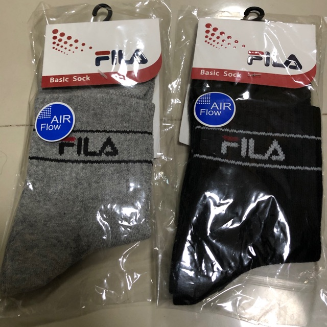 ถุงเท้า Fila แท้💯 พร้อมส่ง!! ส่งฟรี!! รุ่น Air Flow (มีสีเทาค่ะ)