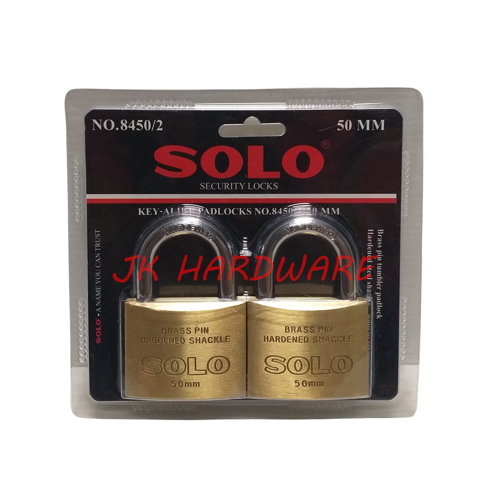 SOLO No.8450/2 กุญแจคีย์อะไลค์ กุญแจสปริง โซโล