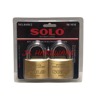 SOLO No.8450/2 กุญแจคีย์อะไลค์ กุญแจบ้าน กุญแจคล้อง กุญแจสปริง กุญแจ โซโล