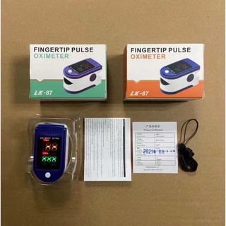 พร้อมส่งในไทย🔥🔥 เครื่องวัดออกซิเจนปลายนิ้ว Oximeter และ ตรวจวัดชีพจรปลายนิ้ว Fingertip pulse oximeter LK87(ไม่แถมถ่าน)