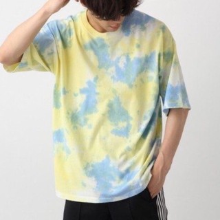 เสื้อยืดมัดย้อมทรง oversize คอกลมสีพาสเทลเนื้อผ้านุ่มใส่สบาย