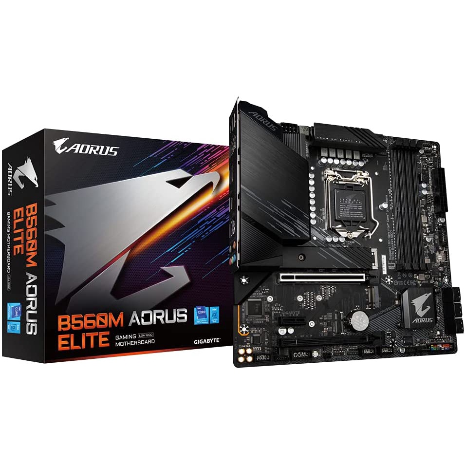 Gigabyte B560M AORUS ELITE Micro ATX Motherboard for Intel LGA 1200