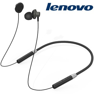 Lenovo หูฟังบลูทูธไร้สาย IPX5 กันน้ํา พร้อมไมโครโฟน ตัดเสียงรบกวน