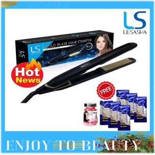 Lesasha เครื่องหนีบผม Gold Plate hair crimper รุ่น LS1028