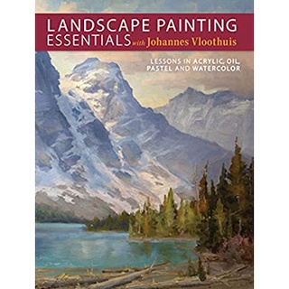 Landscape Painting Essentials : Lessons in Acrylic, Oil, Pastel and Watercolor หนังสือภาษาอังกฤษมือ1(New) ส่งจากไทย