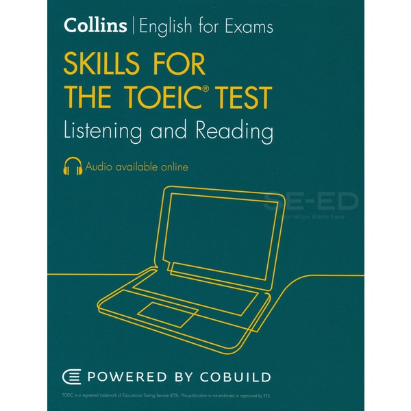 Se-ed (ซีเอ็ด) : หนังสือ Collins English for Exams Skills for The Toeic Test Listening &amp; Reading